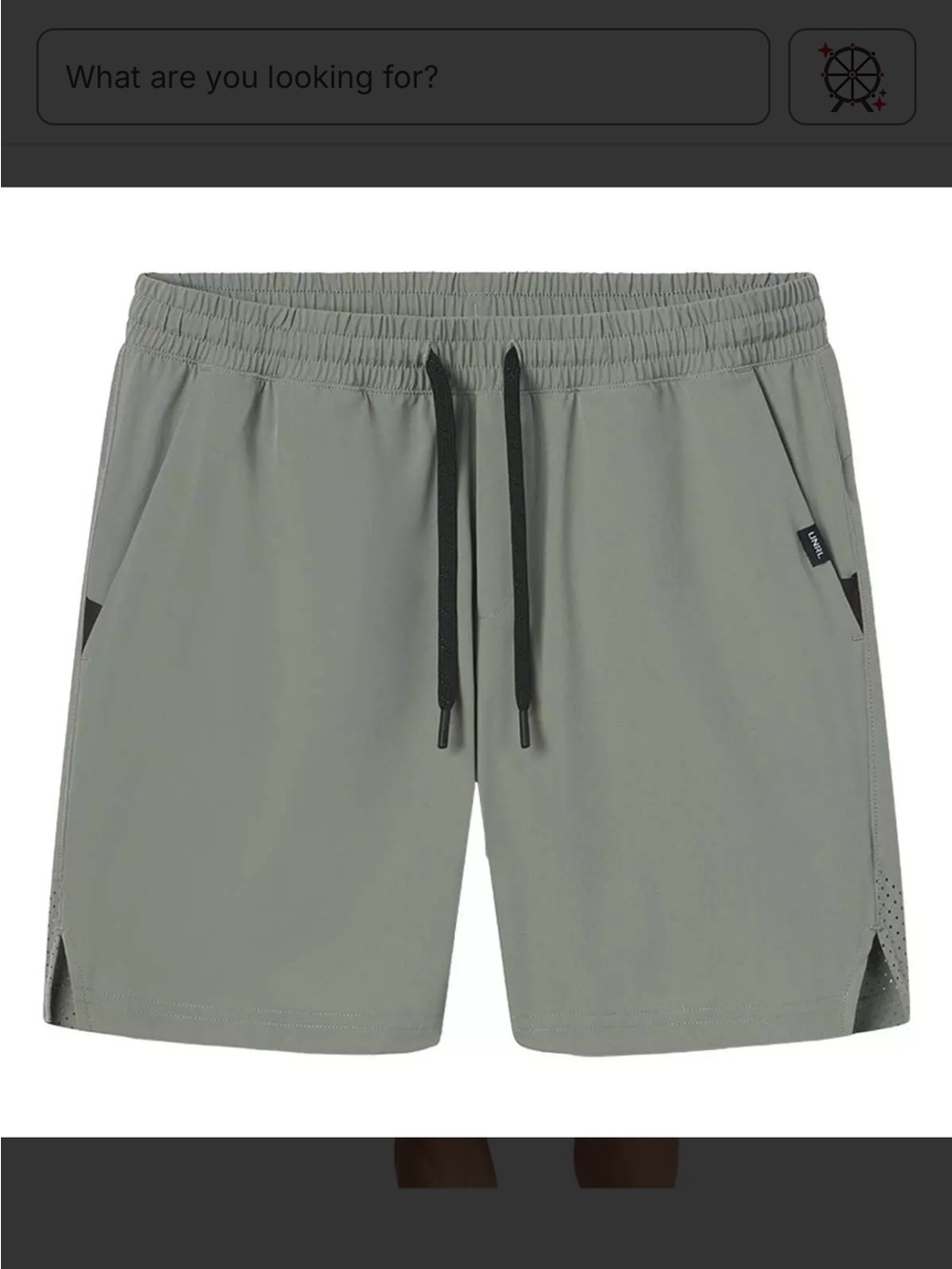 Men's UNRL Stride 7.5" Athletic Shorts Size Small Eucalyptus